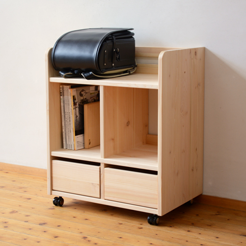 ランドセルラック ダブル おかたづけの習慣が身につくランドセル収納ラック