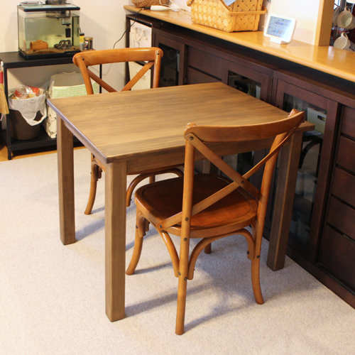 木製文机 ダークブラウン 引き出し6つ ローデスク(木製・収納付・幅