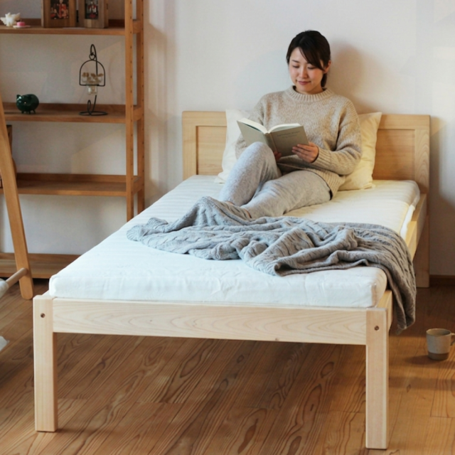 ひのきシングルベッド すのこベッド 快眠 ひのきベッド