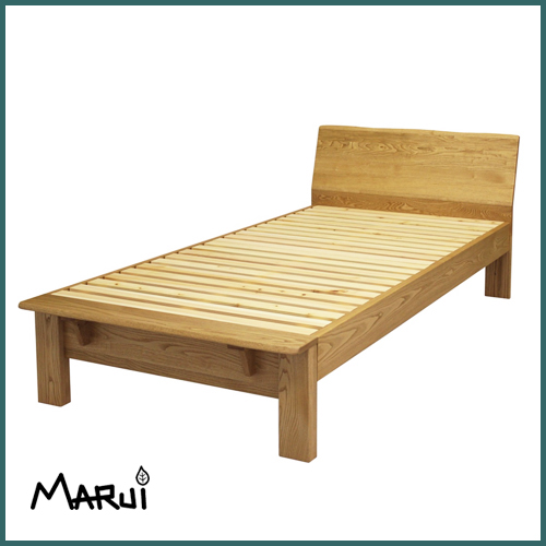 栗無垢 シングル セミダブル ベッドフレーム ひのきスノコ 