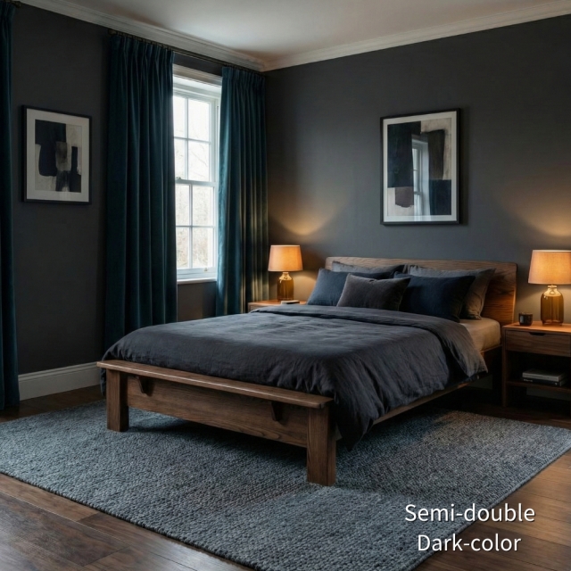 栗無垢 シングル セミダブル ベッドフレーム ひのきスノコ