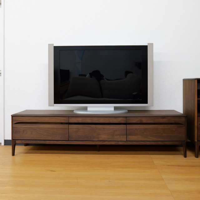 テレビボード180 テレビ台 オーク ナラ無垢 ウォールナット無垢