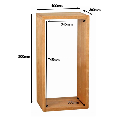 タモつみかさねラック 40×80cm 木製ラック 収納ボックス フリーラック