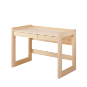 ヒノキ無垢材で作った学習机 ｜ まるい家具