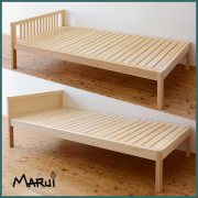 ヒノキと無垢材のベッド ｜ まるい家具