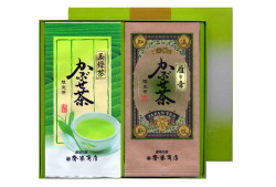 贈答用 こだわり限定茶　かぶせ玉緑茶100g＋かぶせ雁ヶ音100ｇ 詰合