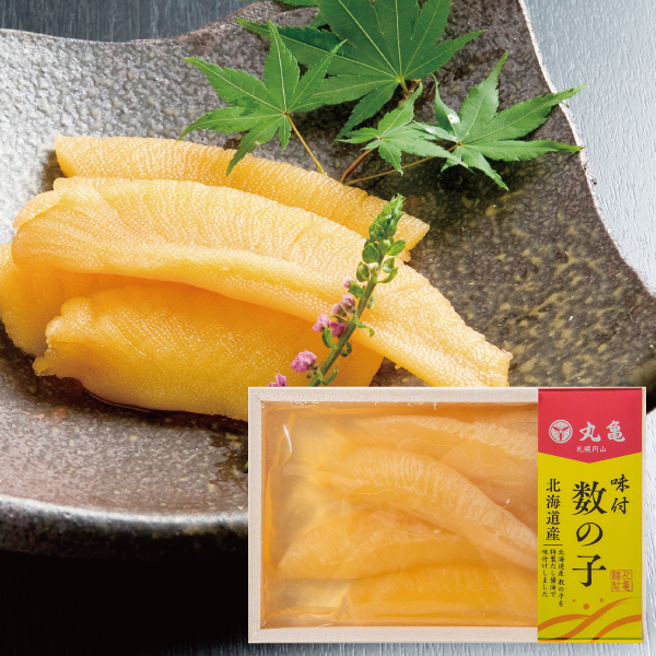 【北海道産】味付数の子　120g（約3～4本入/化粧箱入）KZAH12