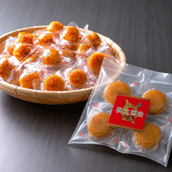 【北海道産】帆立貝柱燻油漬（くんゆ漬）5粒　 HKU5