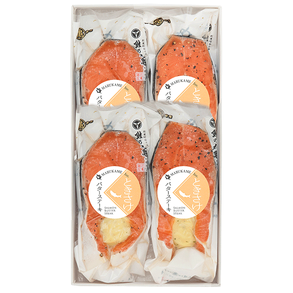 沖獲り時不知のバターステーキ（ガーリック風味）輪切り4切〈箱入〉　 OTBH134