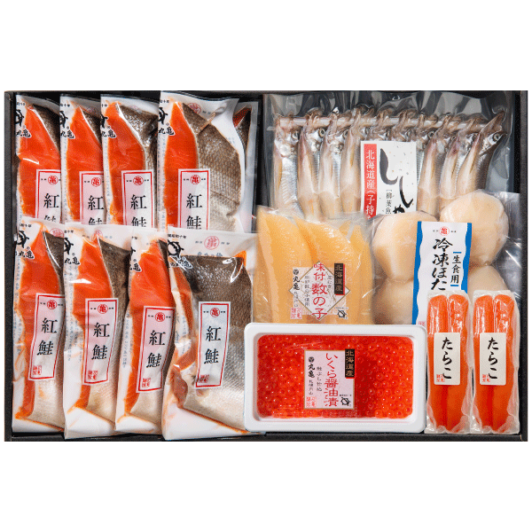 沖獲り紅さけと季節の味覚六種詰合せ VBCU180