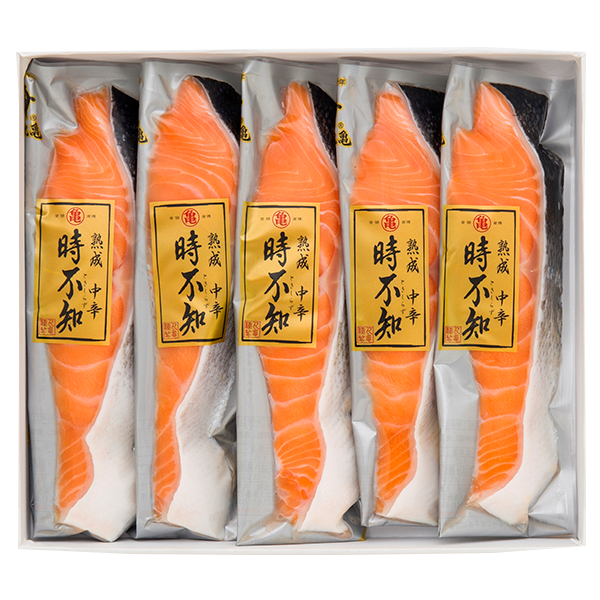 活〆時不知（熟成中辛口）切身〈箱入〉5切　TTH85