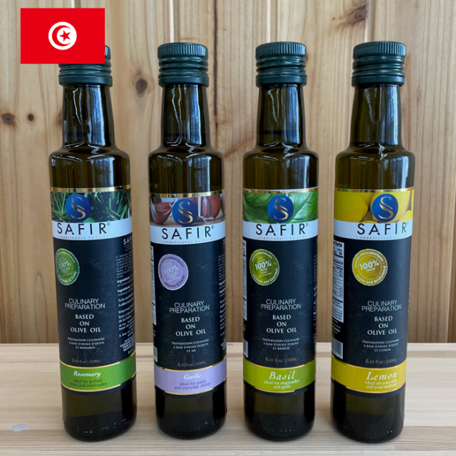 サフィール フレーバードオリーブオイル 4種