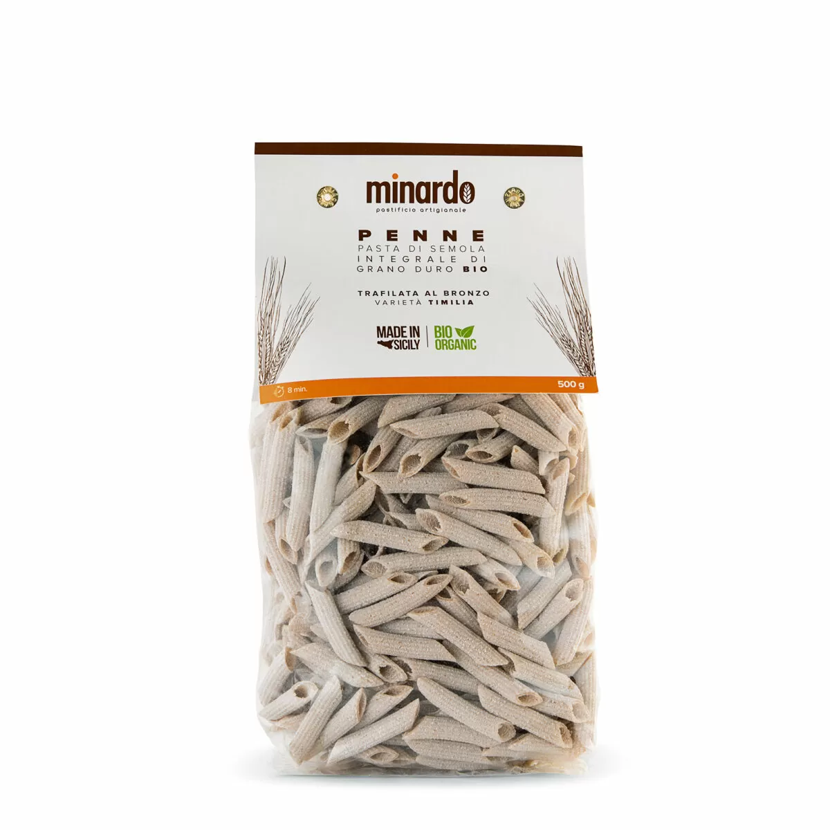 ミナルド 古代小麦 全粒粉パスタ ペンネ 500g