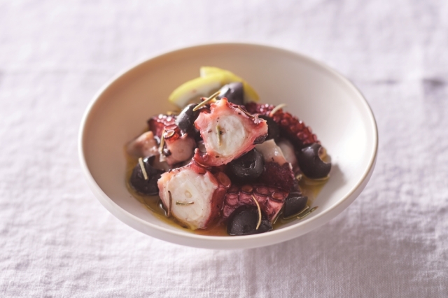 蒸したこのマリネ