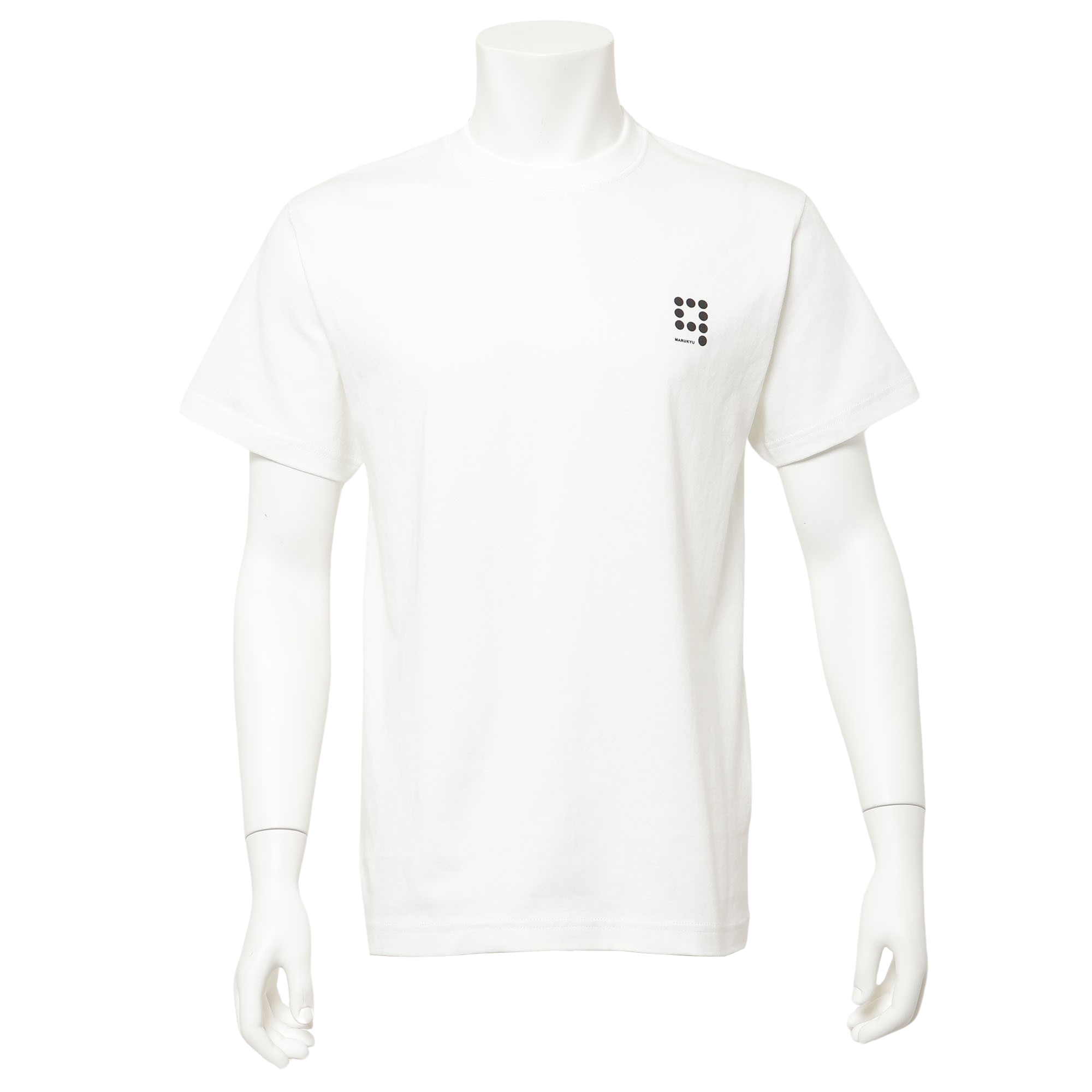 コットンクルーネックＴシャツＭＱ－０１ ホワイト