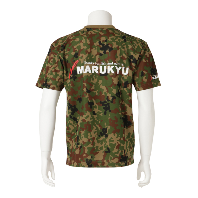 ドライカモフラージュTシャツMQ02 アーミーカモフラ