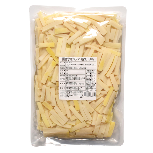【600367】国産水煮メンマ（極太） 800g