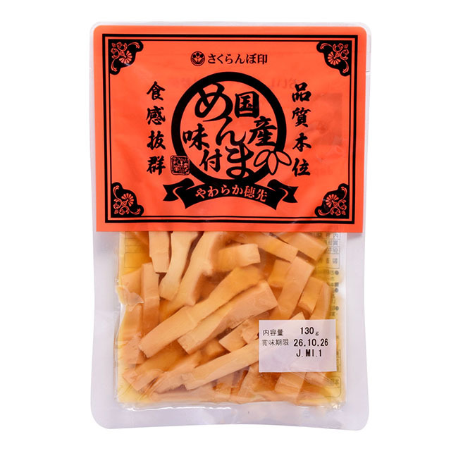 【739003】国産めんま味付（穂先）130g