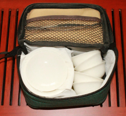 中国茶器セット【旅行用携帯ポーチ付き 茶器セット】送料無料