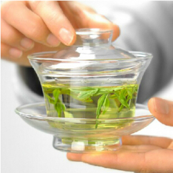 中国茶器　【ガラス　蓋椀（がいわん）】　