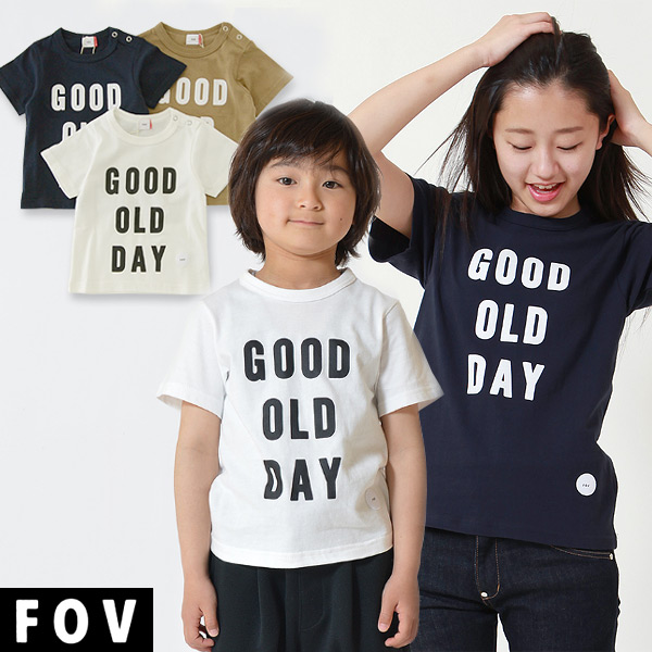 FOV プリント半袖Tシャツ□607402[90-160cm]【キッズ＆ジュニア  