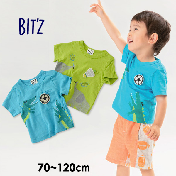 70％OFF】ビッツ B207079-12M 4色2柄pt Tシャツ キッズ ベビー