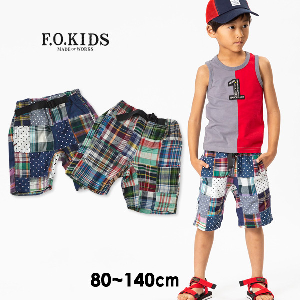 FISH & KIDS パッチワークパンツ2-3y