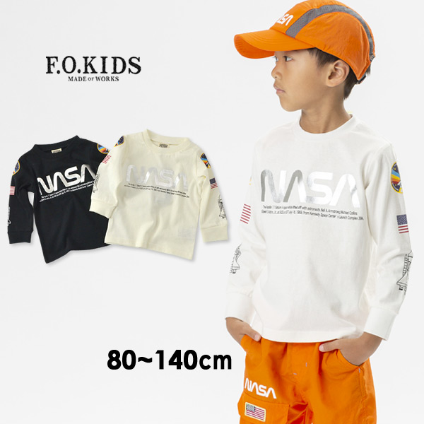 30 Off エフオーキッズ R1060 14m Nasa長袖tシャツ キッズ ベビー トップス カットソー ロンt プリント ロケット ロゴ クルーネック ナサ 子供服 F O Kids Salesaleセールバーゲン 公式 Marumiya World 本店