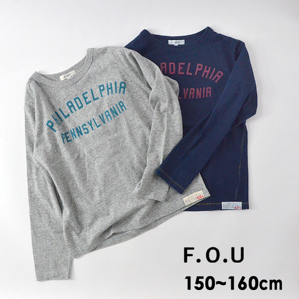 エフオーユー I 16m Philadelphials フィラデルフィアtシャツ Jr ジュニア トップス 長袖 Tシャツ カットソー ロンt ロゴ 男の子 子供服 F O U 公式 Marumiya World 本店