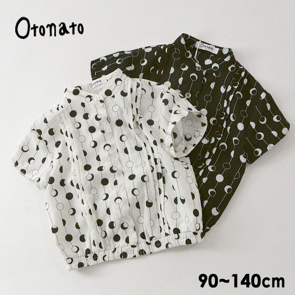 30 Off メール便可 オトナト E8050 10m14m 総柄ブラウス キッズ ベビー トップス 半袖ブラウス 前開き ドット柄 ポケット付き 女の子 親子お揃い リンクコーデ Otonato Salesaleセールバーゲン 公式 Marumiya World 本店