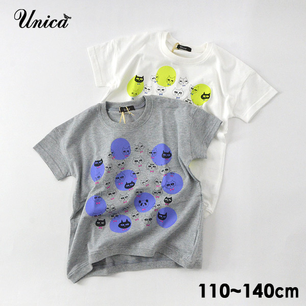 30 Off メール便可 ユニカ 1 15 1 M14m にゃんこと仲間達tシャツ 110 140 キッズ トップス 半袖tシャツ ネコ 猫 イラスト プリント カットソー 女の子 子供服 Unica Salesaleセールバーゲン 公式 Marumiya World 本店