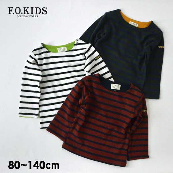 Off エフオーキッズ R M14m ボーダーtシャツ キッズ ベビー トップス 長袖 ロンt アメカジ シンプル F O Kids Faw T Salesaleセールバーゲン 公式 Marumiya World 本店