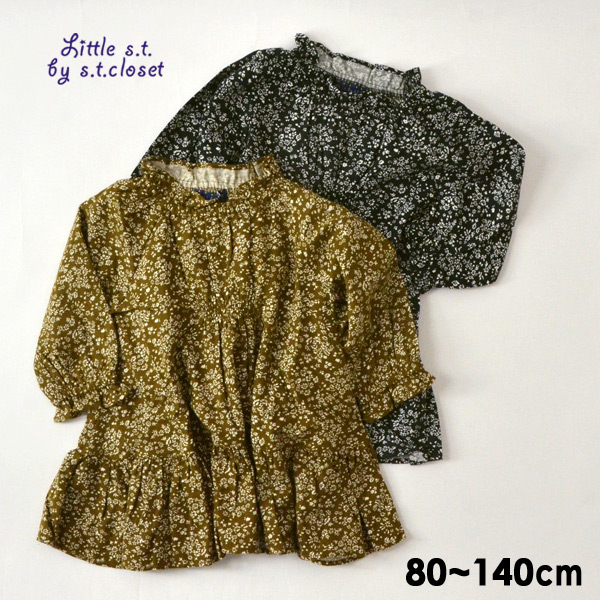 30 Off リトルエスティークローゼット A 04 M13m14 フリルワンピース キッズ ベビー トップス 長袖ワンピース 花柄ワンピ チュニック 女の子 子供服 Little S T By S T Closet Faw T Salesaleセールバーゲン 公式 Marumiya World 本店