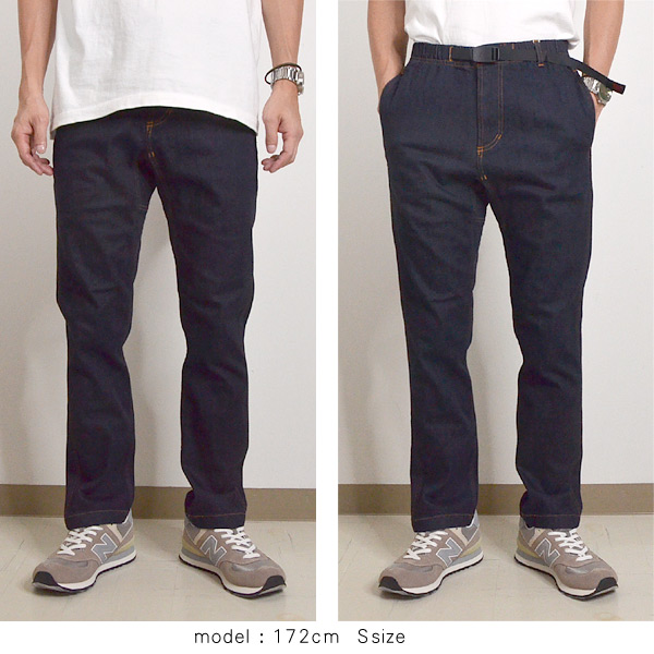 メール便不可 グラミチ 17 Dej Mg デニム ジャストカットニューナローパンツ Just Cut New Narrow Pants メンズ ボトムス ボトム ズボン フルレングス アウトドア デニム Gramicci 公式 Marumiya World 本店