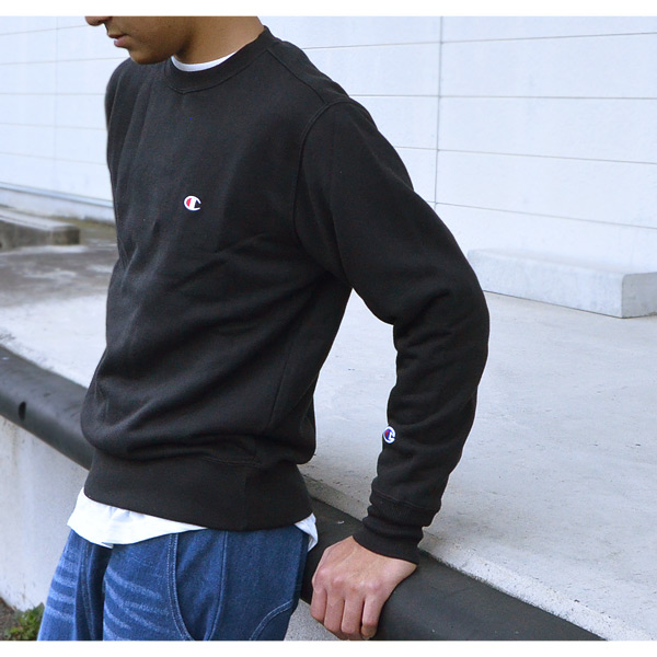 送料無料】チャンピオン クルーネックスウェットトレーナー メンズ
