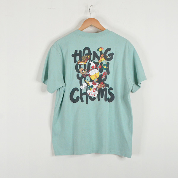 チャムス HWYCスチールクーラーポケットTシャツ メンズ 半袖Tシャツ