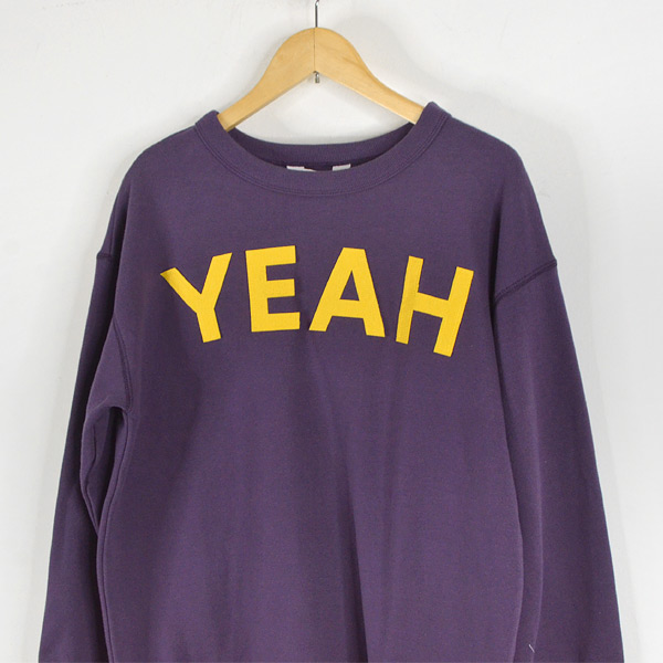 50％OFF】TC裏毛ワッペンロゴトレーナー メンズ スウェット トップス