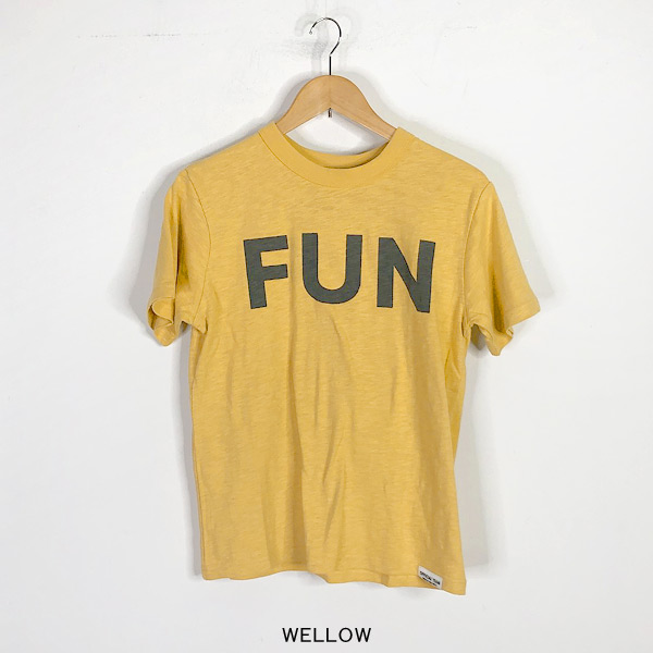 スラブ天竺シンプルロゴT メンズ トップス 半袖Tシャツ 半そで ロゴ