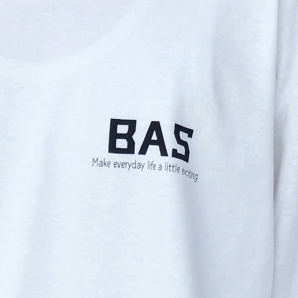 バスケット BASバックロゴロングスリーブTシャツ メンズ ロンT 長袖T