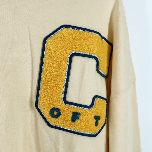 裏毛サガラ刺しゅうパーカー トップス 長袖 スウェット アメカジ