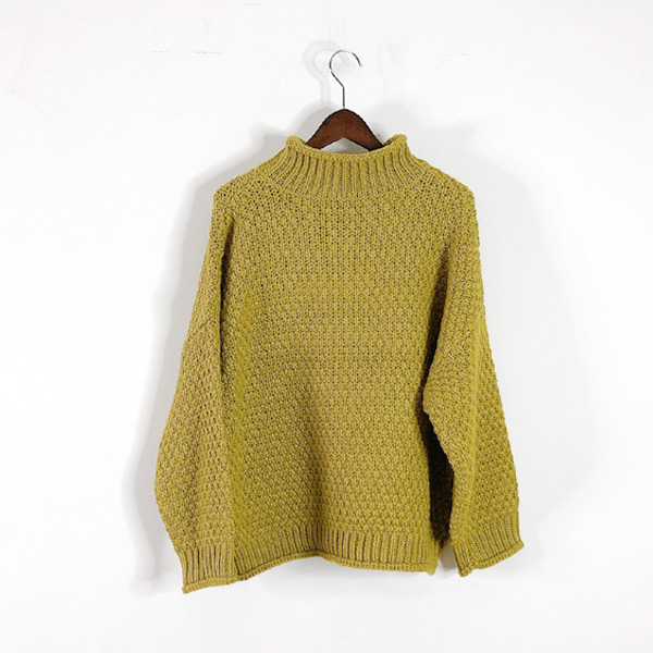 ロールハイネックプルオーバー レディース トップス ボーダー プル