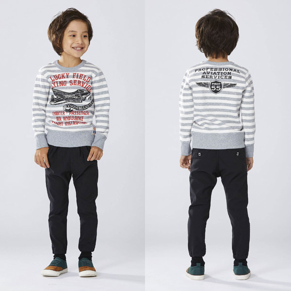 50％OFF】エフオーキッズ R511098-11M14 飛行機トレーナー キッズ