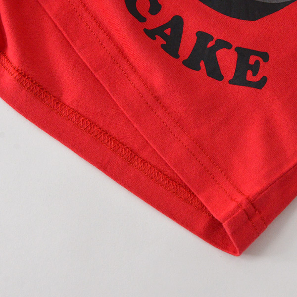 【メール便可】チークルーム 490205-11M パンケーキ長袖Tシャツ キッズ ベビー トップス ロンT ホットケーキ プリント 知育 ギフト  お祝い 子供服 CHEEK ROOM 4020099