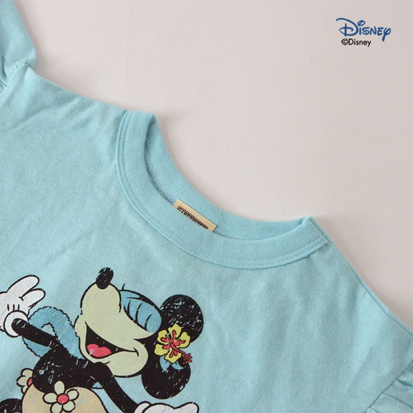 メール便可 エフオーキッズ R7409 14m ディズニーキャラクターミニーtシャツ キッズ ベビー トップス 半袖 カットソー ミニーちゃん シンプル Aライン 女の子 女児 子供服 F O Kids 公式 Marumiya World 本店