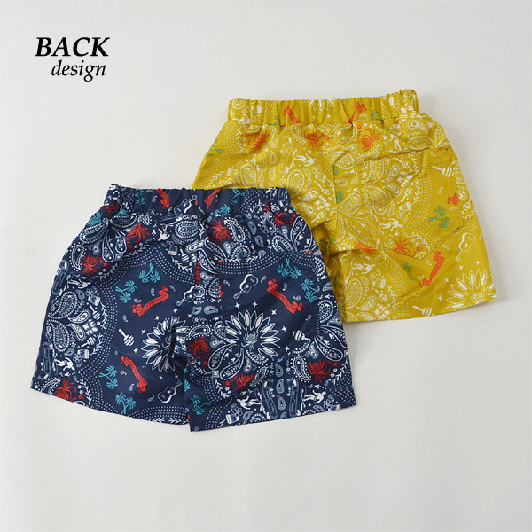 D&G 花柄 水着 トランクス　М 70％OFF】アンパサンド L276119-14M ペイズリー柄トランクス水着