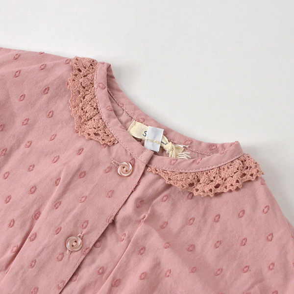 セラフ S 12m14 袖ボリューム前開きワンピース キッズ ベビー トップス 長袖 シンプル 羽織り 女の子 子供服 Seraph 公式 Marumiya World 本店