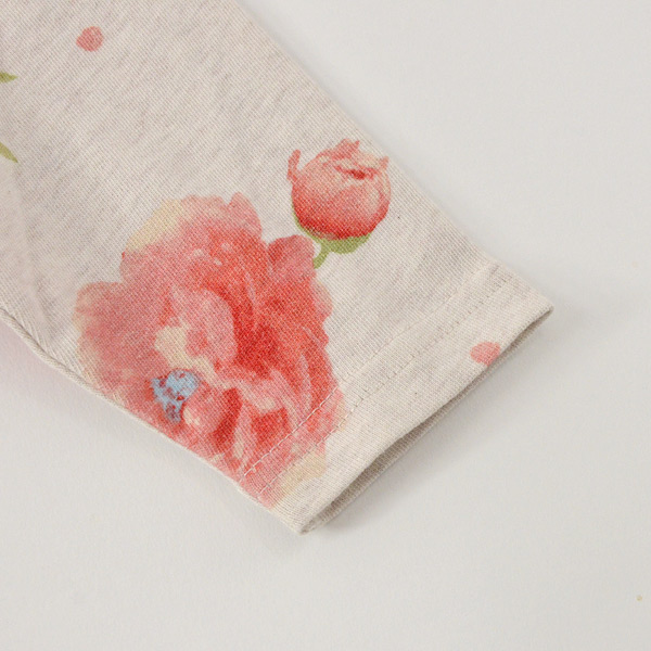 メール便可】ハッカキッズ 02920201-11m12 ピオニープリント七分