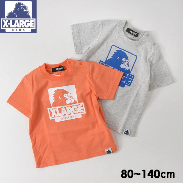 xlarge 神々しい オレンジ 長袖カットソー グラフィックデザイン
