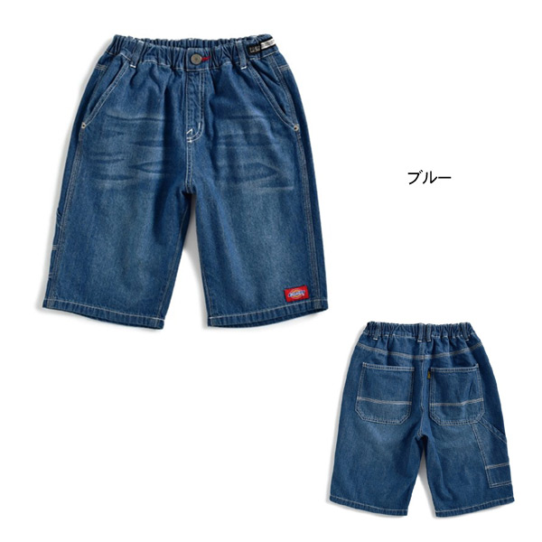 sky15【ほぼ未使用】デニム&ダンガリー160 ミッキー ワッペン落書き sky15【ほぼ未使用】デニム&ダンガリー160 ミッキー ワッペン