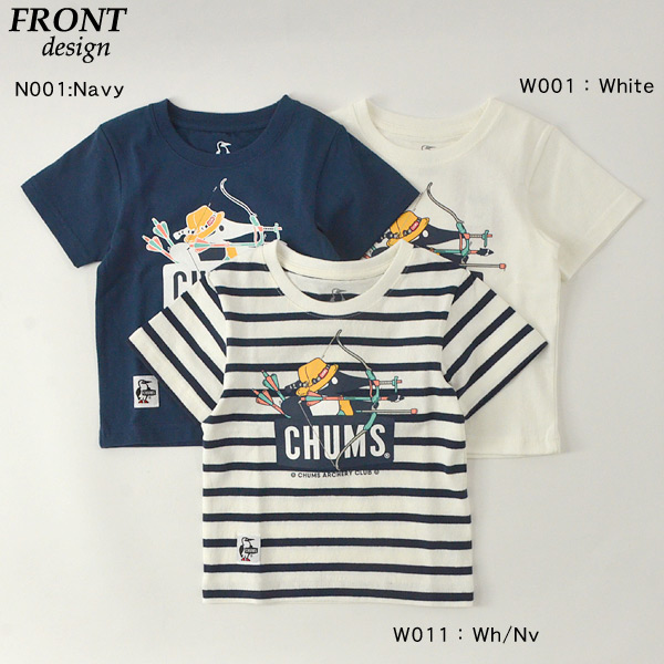 メール便可】チャムス CH21-1137-mXLm Kids archery Boobyface T